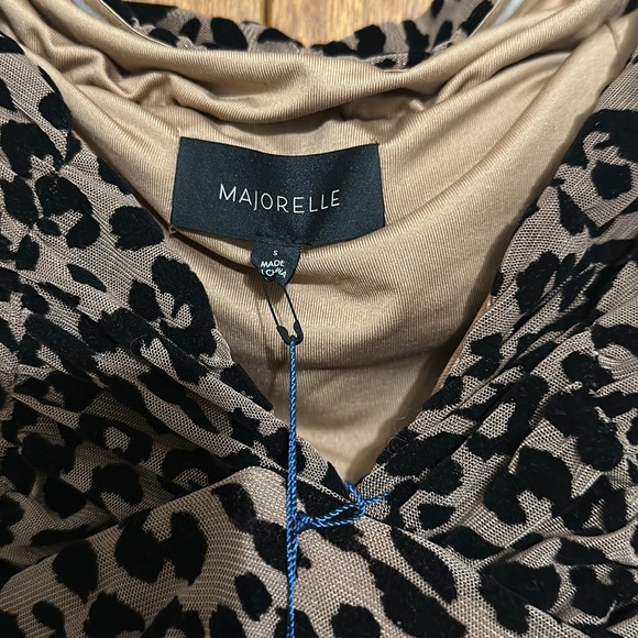 Tabitha Midi Dress in Tan Leopard - Picture 5 of 9